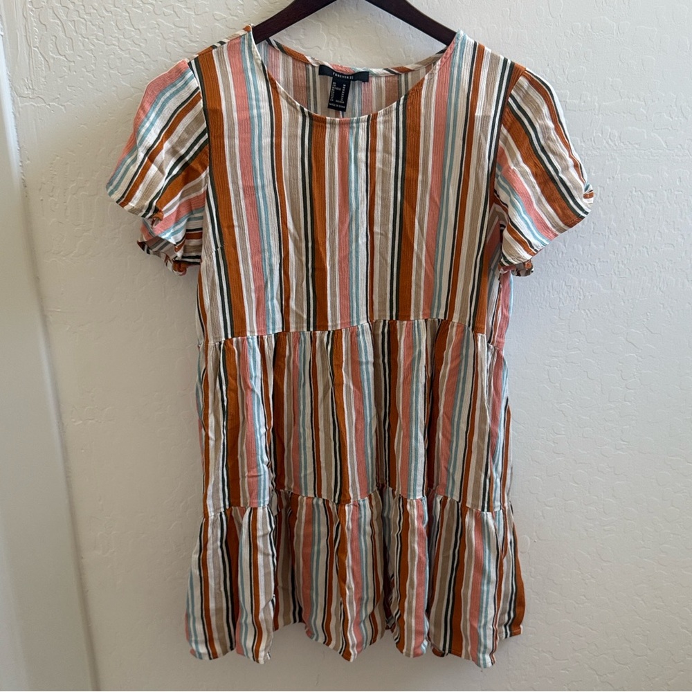 Forever 21 Striped Mini Dress in Multicolor